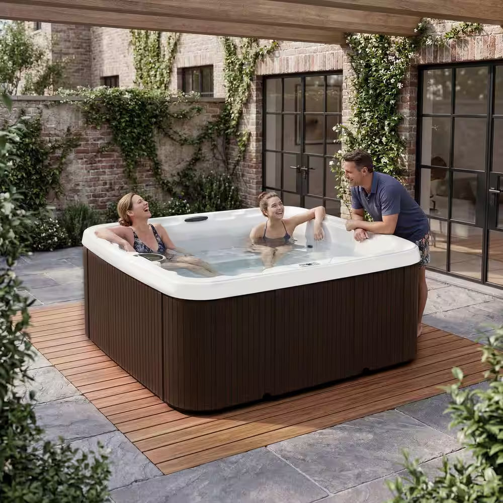 LS450DX 7-Person 22-Jet 110V Plug and Play Spa with Waterfall