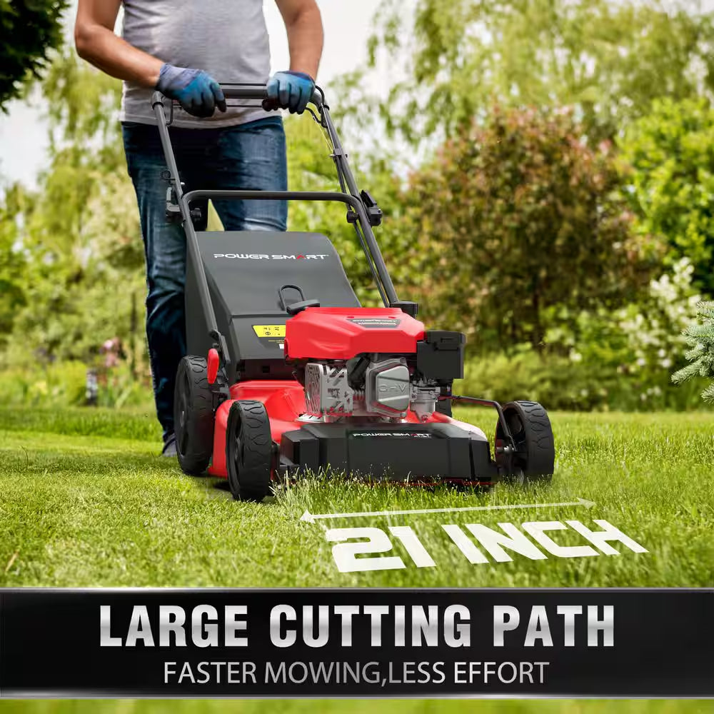 21 In. 170Cc OH 4-Stroke Engine 3-In-1 Gas Self Propelled Lawn Mower