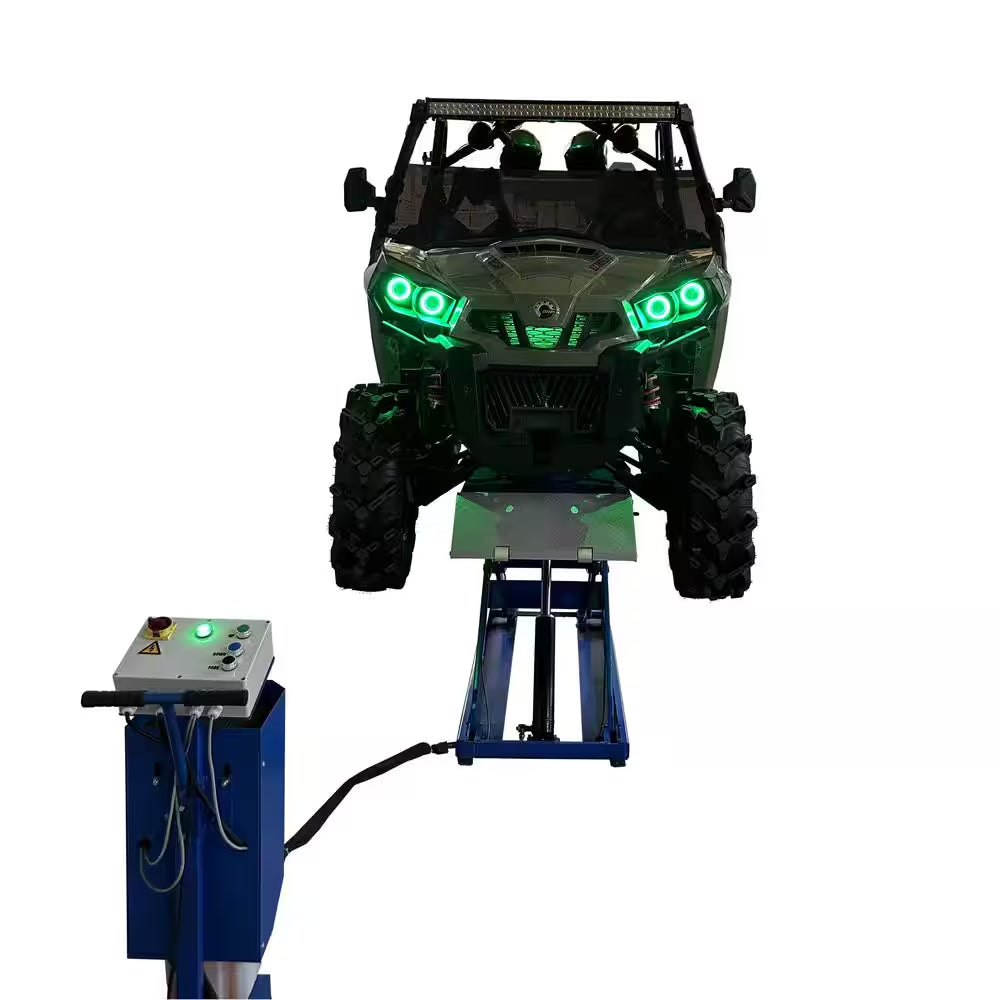UTV/ATV Table Scissor Lift 2500 Lbs. Weight Capacity with Portability