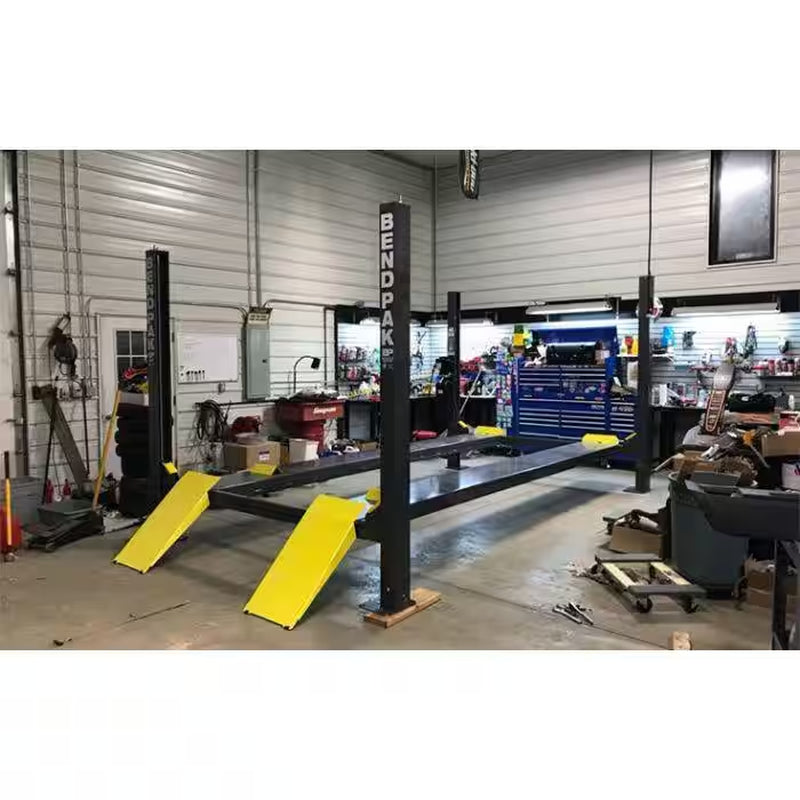 HD-9ST 4 Post Car Lift 9000 Lbs. Capacity - Narrow Width with ALI Certification with 220V Power Unit Included
