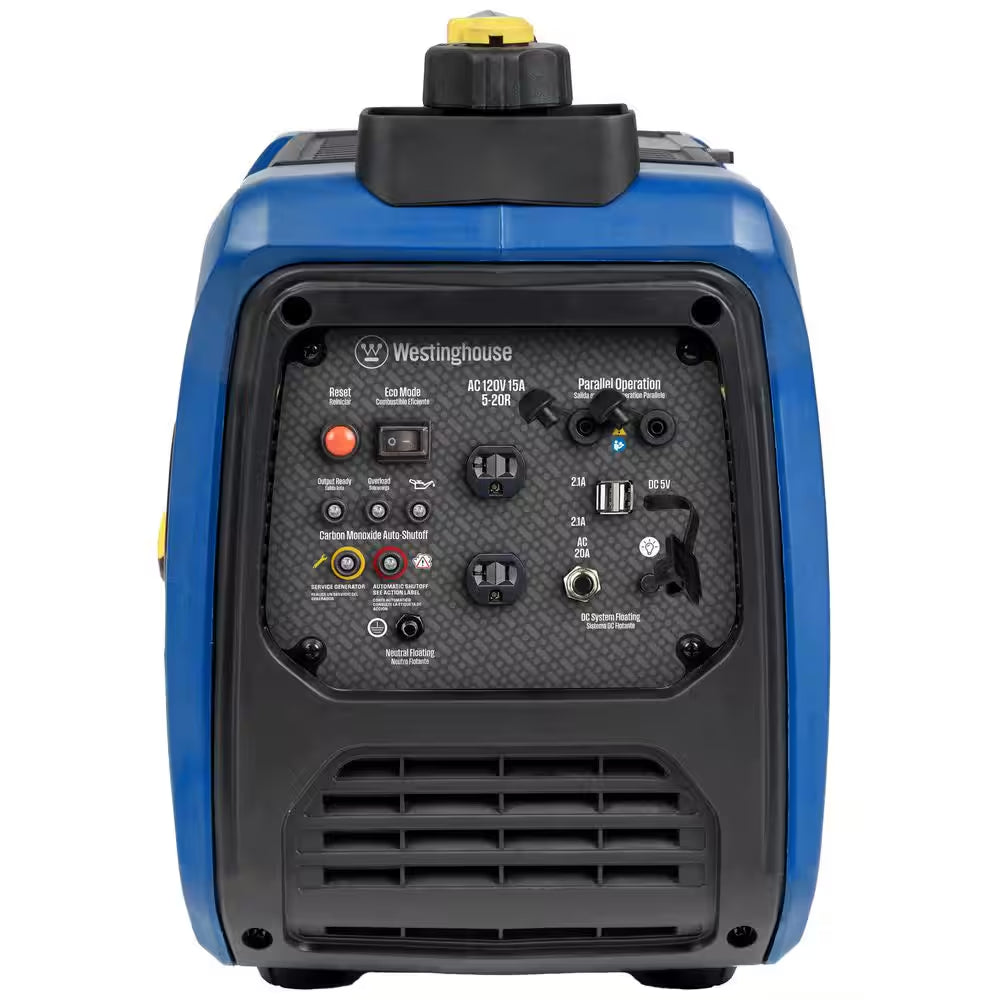 1,500-Watt Gas Powered Portable Inverter Generator with Recoil Start and Quiet Technology