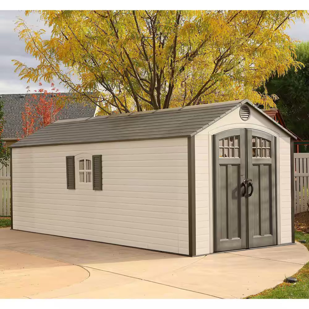 8 Ft. X 20 Ft. Resin Storage Shed