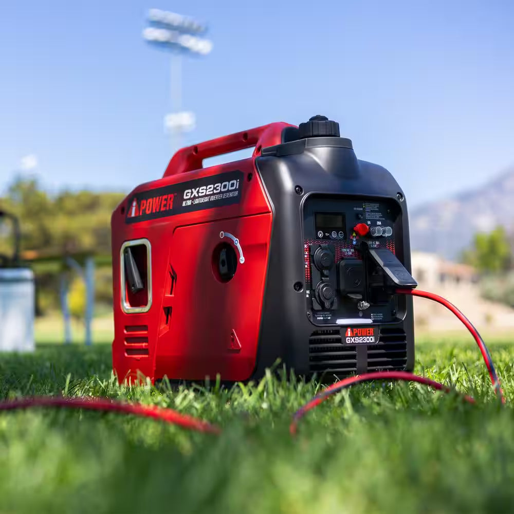 2300-Watt Recoil Start Gasoline Powered Ultra-Weight Inverter Generator with 80Cc OHV Engine and CO Sensor Shutdown