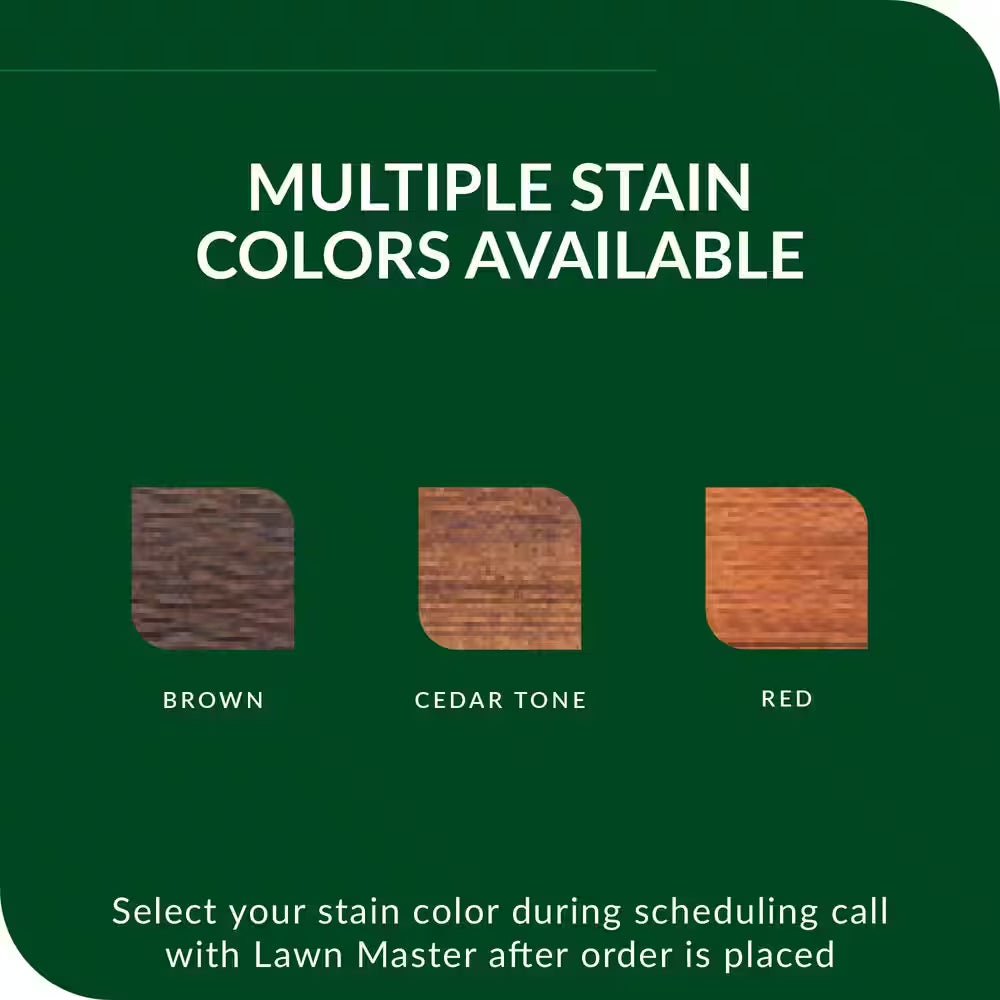 Pro Assembled Tuscan 10 Ft. X 12 Ft. Premium Timber Outdoor Patio Shade Pergola with 8 In. Solid Posts-Pro Staining