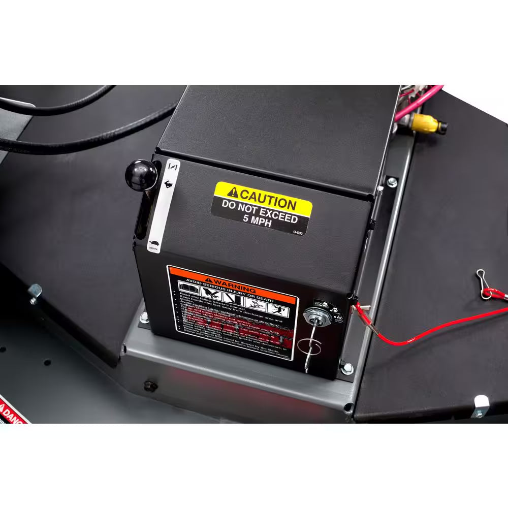60 In. 15.5-HP 500 Cc Briggs & Stratton Electric Start Pull-Behind Finish Cut Lawn Mower