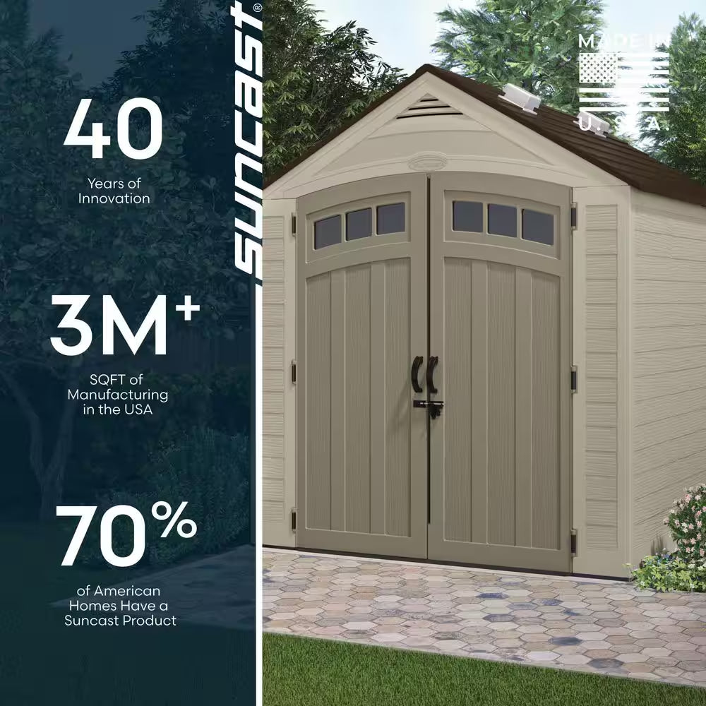 Vista 7 Ft. X 7 Ft. Resin Storage Shed