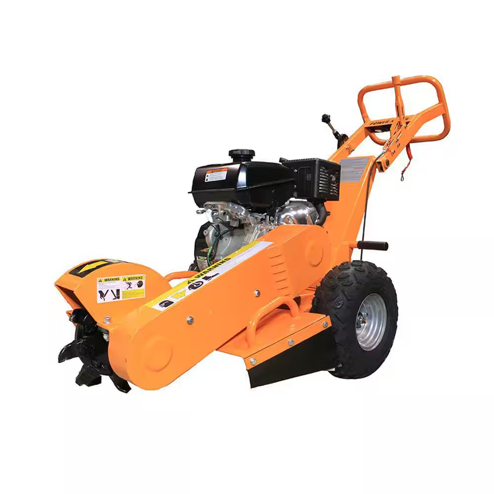 11 In. 14 HP Commercial Kohler Gas Powered Stump Grinder with Extra Set of Teeth and Precision Control Brake