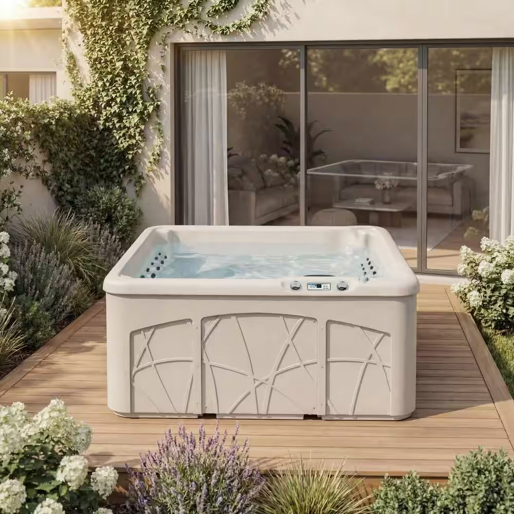 LS350DX 5-Person 28-Jet 110V Plug and Play Spa with Ozonator