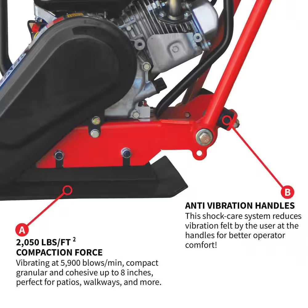 5.5 HP Honda Vibratory Plate Compactor for Soil Compaction