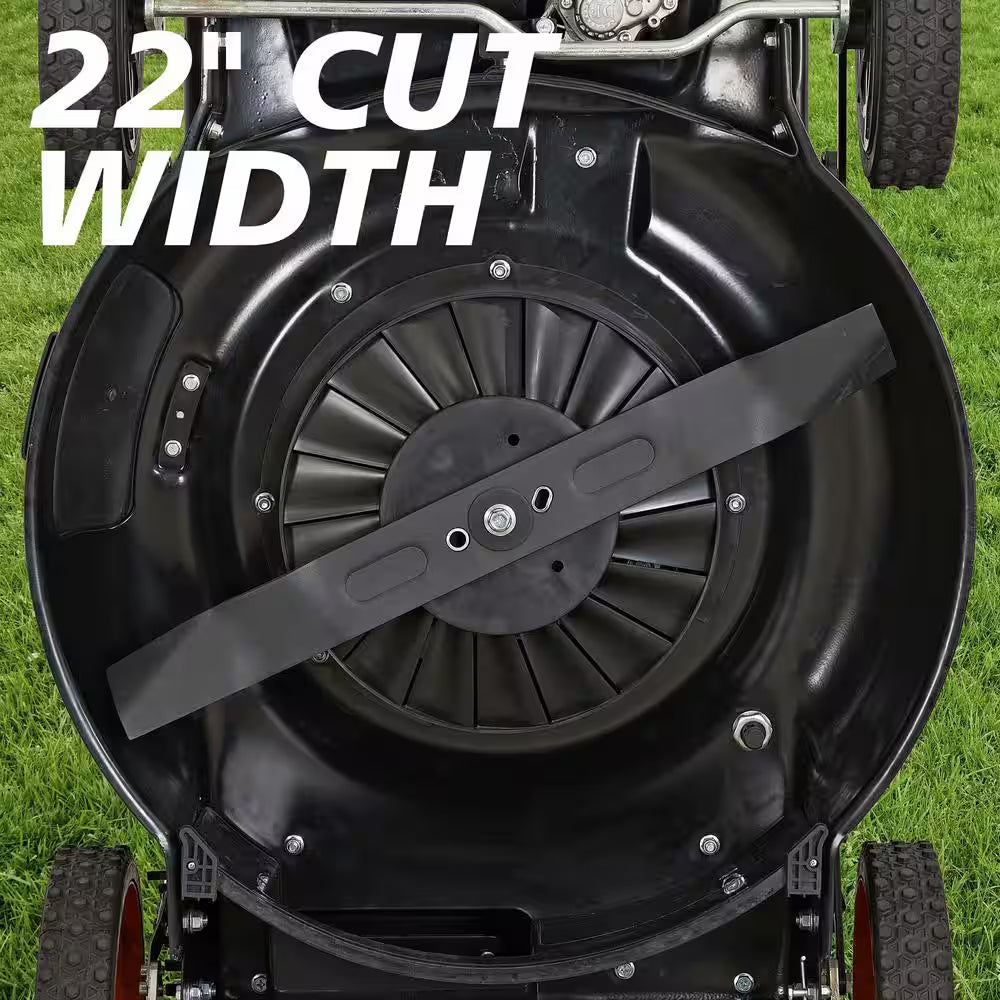 22 In. 201 Cc SELECT PACE 6 Speed CVT High Wheel FWD 3-In-1 Gas Walk behind Self Propelled Lawn Mower