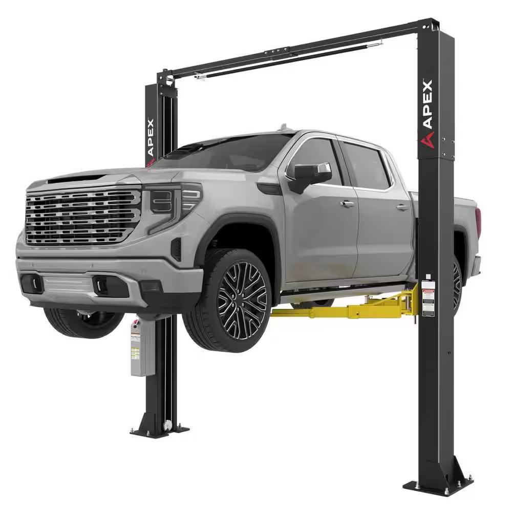 AL10C 10,000 Lb. Bi-Symmetric Clearfloor 2-Post Car Lift with Direct-Drive Hydraulic System, 220V 1-Phase