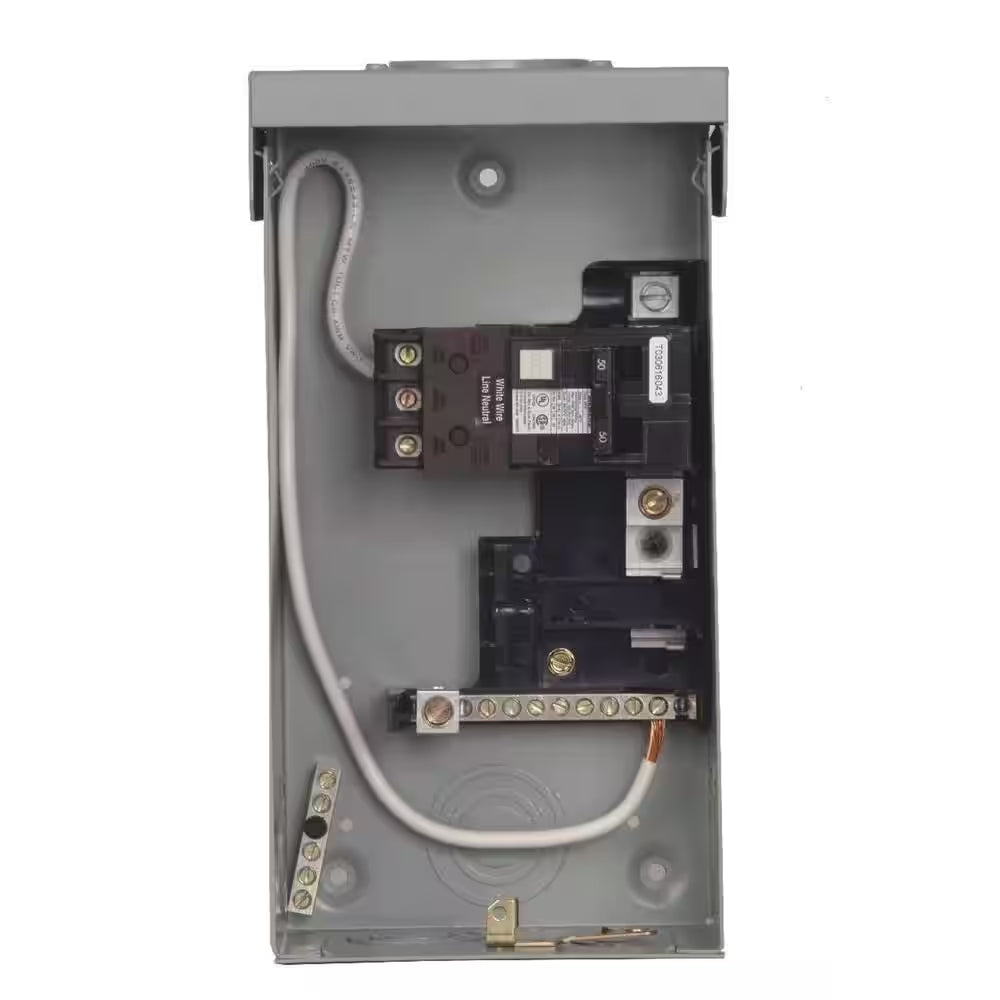 125 Amp 4-Space 8-Circuit Main Lug Outdoor Spa Panel with 50 Amp GFCI