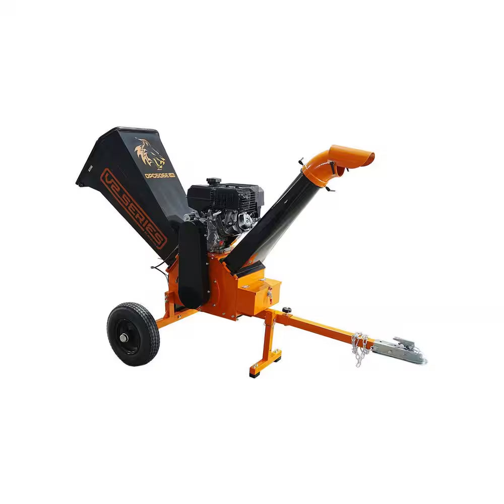 V2 Series 6 In. 15 HP 420 Cc Gas Powered Wood Chipper Shredder with Electric Start