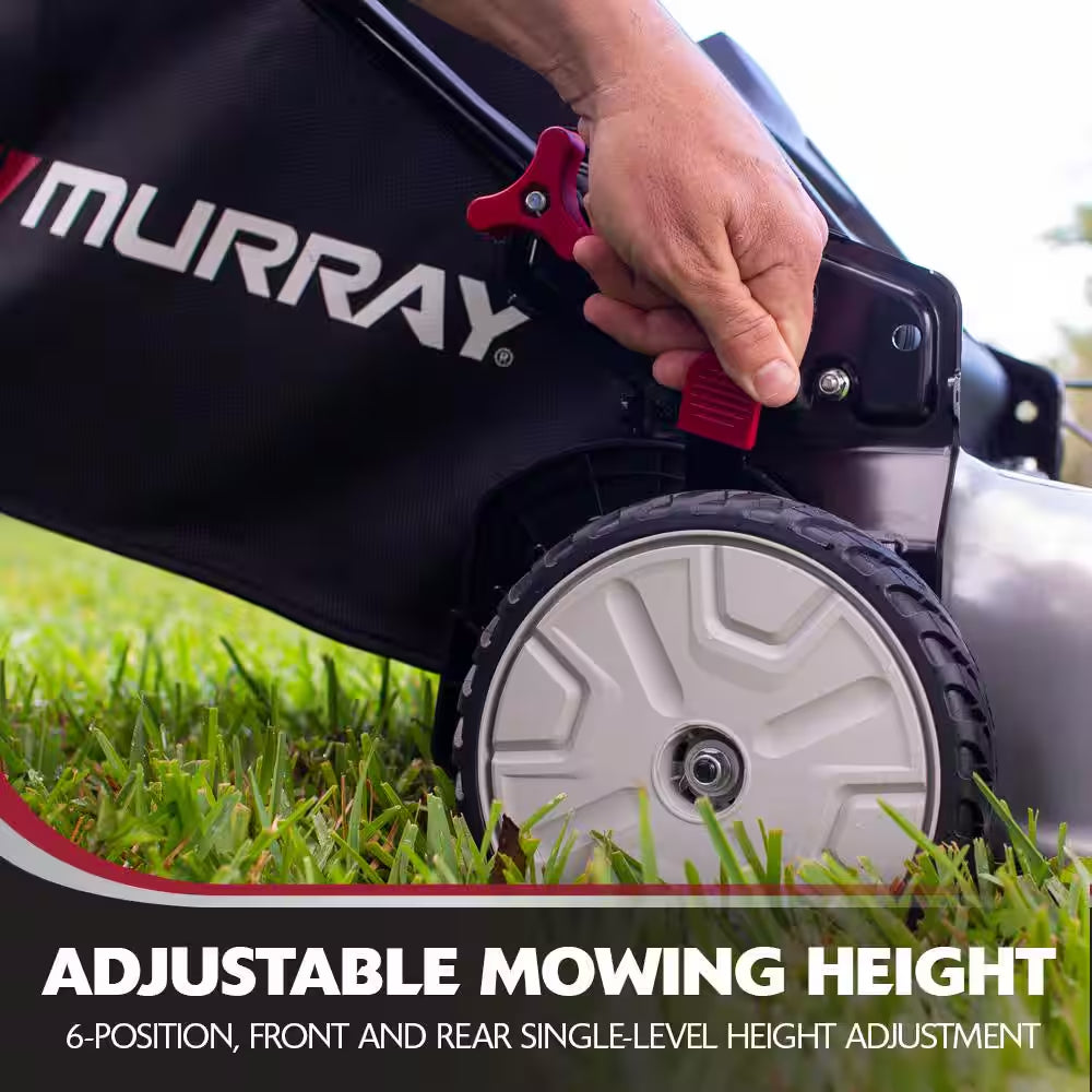 22 In. 140 Cc Briggs & Stratton Walk behind Gas Self-Propelled Lawn Mower with Front Wheel Drive and Bagger
