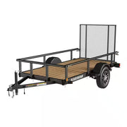 5 Ft. X 10 Ft. Wood Floor Utility Trailer Kit W/ Patented Pivot down Rail System