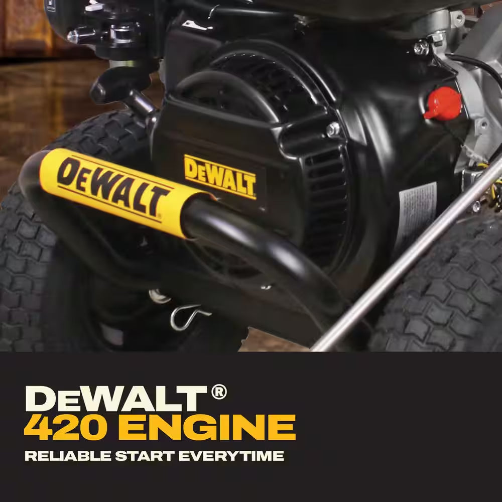 4400 PSI 4.0 GPM Gas Pressure Washer with 420Cc Engine, Triplex Pump, Commercial Cold Water Power Washer