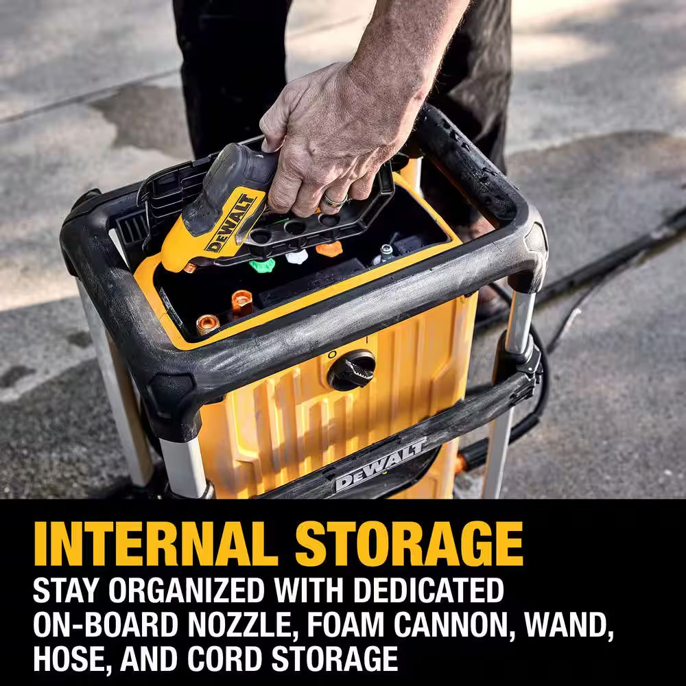 3000 PSI 1.1 GPM 15 Amp Cold Water Electric Pressure Washer with Internal Equipment Storage