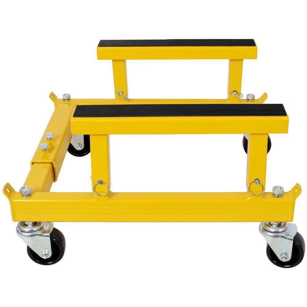 1500 Lbs. ATV Motorcycle Engine Cradle Dolly, Yellow