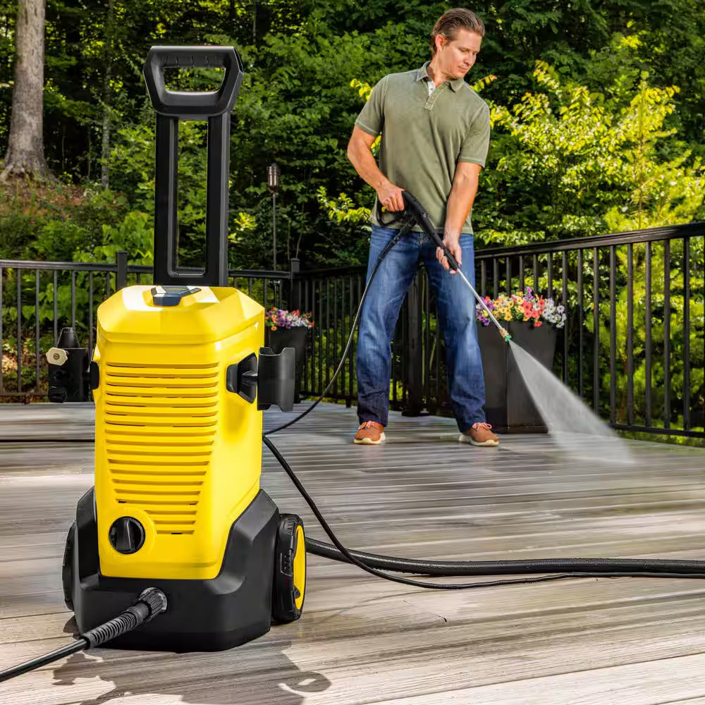 K 5 Foam Cannon 2000 PSI High-Performance Electric Pressure Washer with Aluminum Pump and Turbo Cleaning Technology