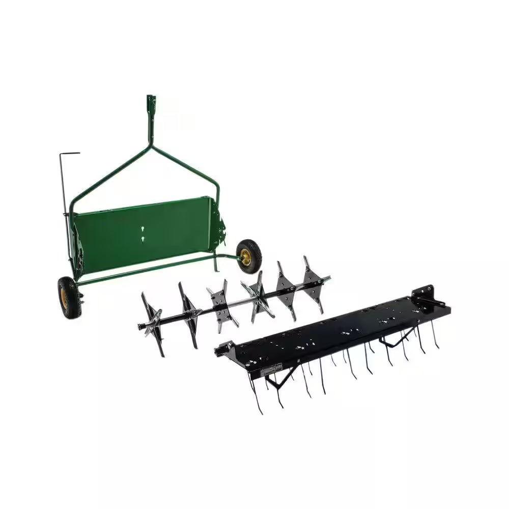 40 In. Dethatcher Plug Aerator Combo