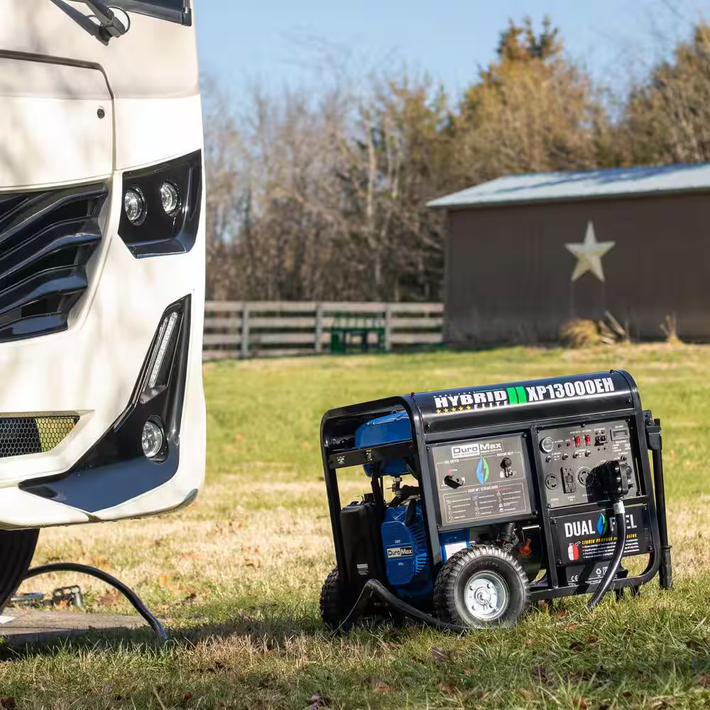 13000/10500-Watt Dual Fuel Electric Start Gasoline/Propane Portable Home Power Back up Generator with CO Alert Sensor
