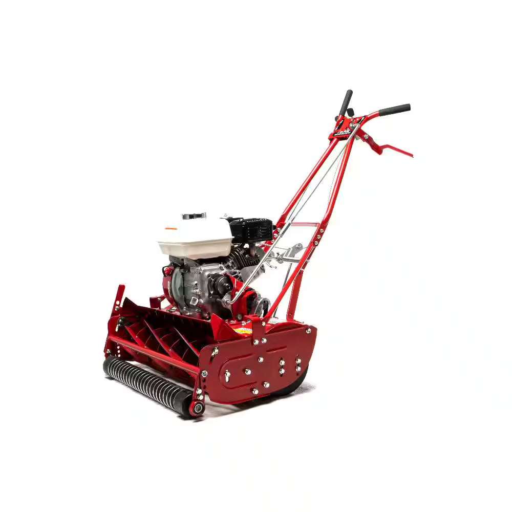 Reel Mower : 25-In. : Grooved Roller : 7 Blade : GX160