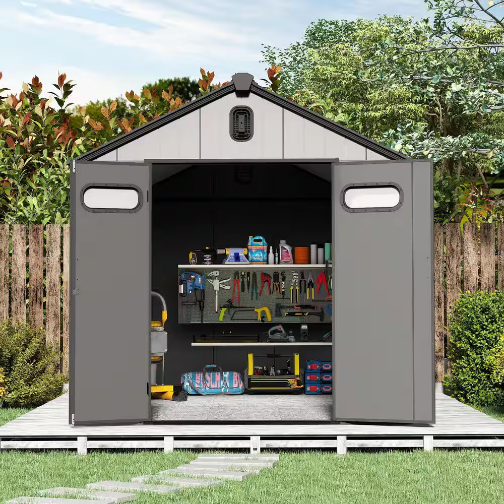 8 Ft. X 10 Ft. Resin Outdoor Storage Shed