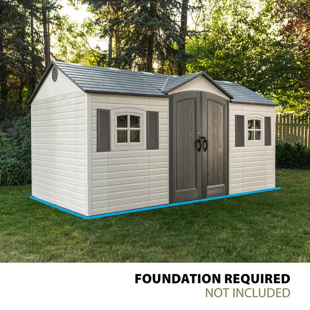 Legacy 15 Ft. W X 8 Ft. D Resin Outdoor Storage Shed (109 Sq. Ft.)