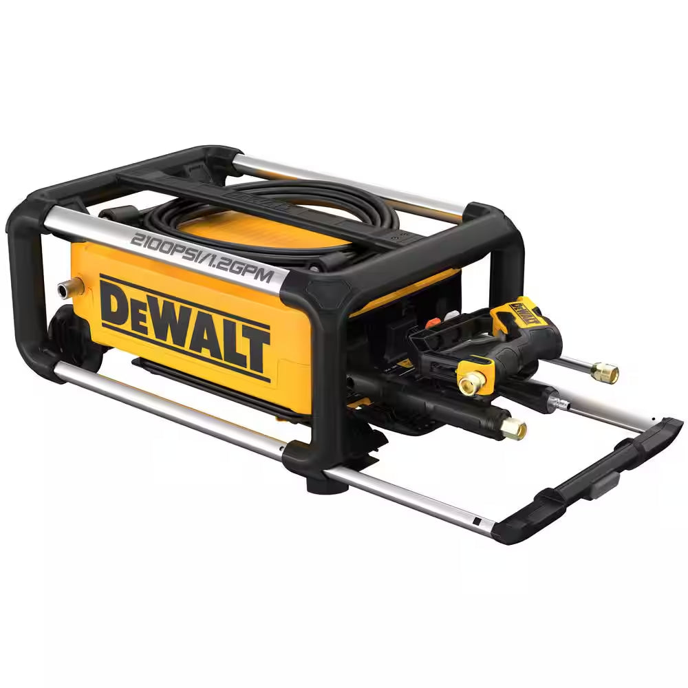 2100 PSI 1.2 GPM 13 Amp Cold Water Electric Pressure Washer with Internal Equipment Storage W/15 In. Surface Cleaner