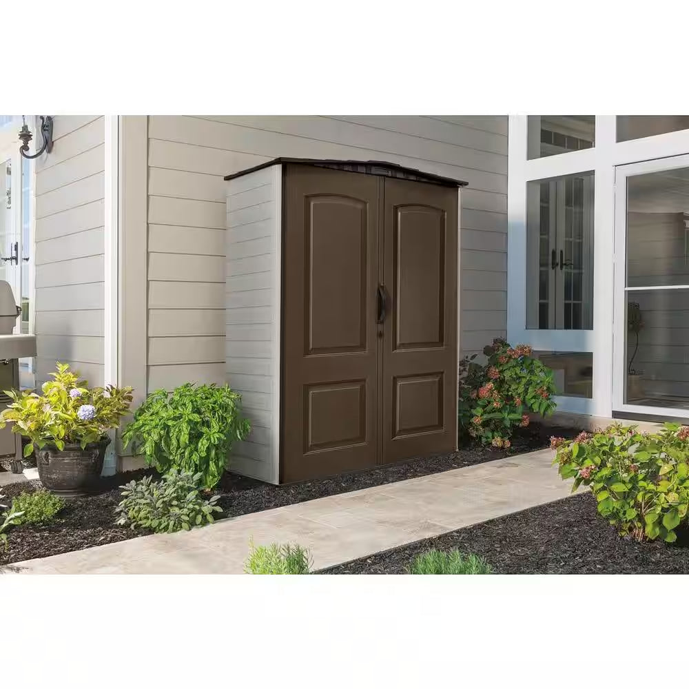 2 Ft. 4 In. X 4 Ft. 8 In. Small Vertical Resin Storage Shed