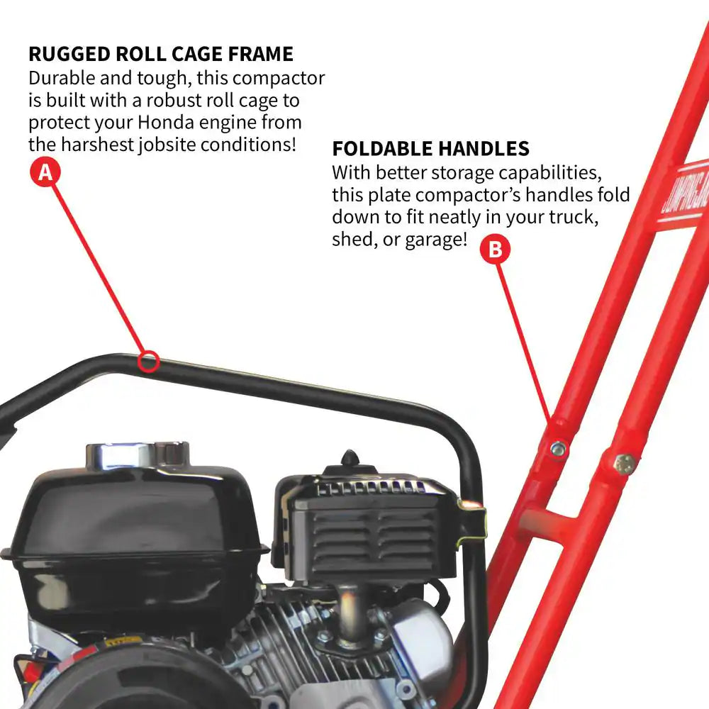 5.5 HP Honda Vibratory Plate Compactor for Soil Compaction