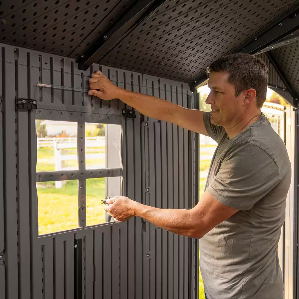 20 Ft. W X 8 Ft. D Resin Outdoor Storage Shed (155 Sq. Ft. )