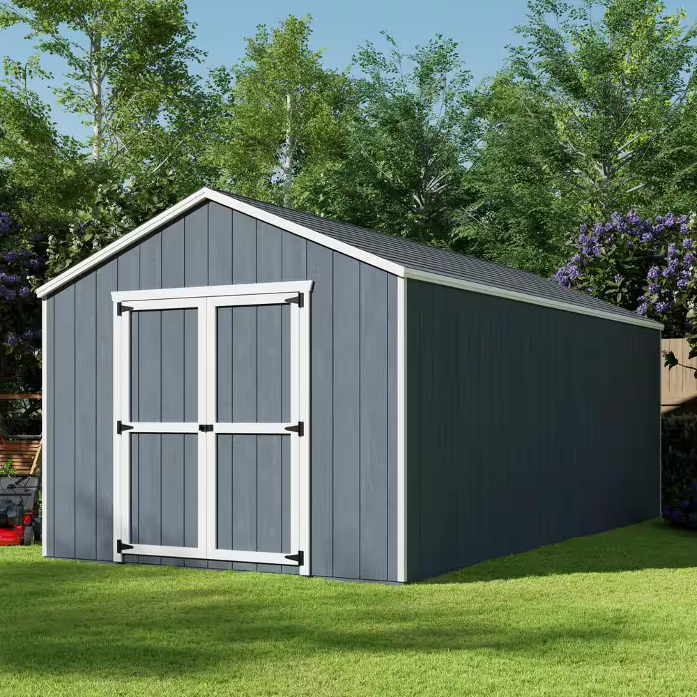 Value Gable 10 Ft. X 20 Ft. Outdoor Wood Storage Shed Precut Kit (200 Sq. Ft.)