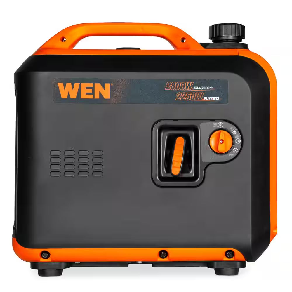 2800/2250-Watt Dual Fuel Inverter Recoil Start Generator, Quiet, Portable, Lightweight W/ Fuel Shut off and CO Watchdog