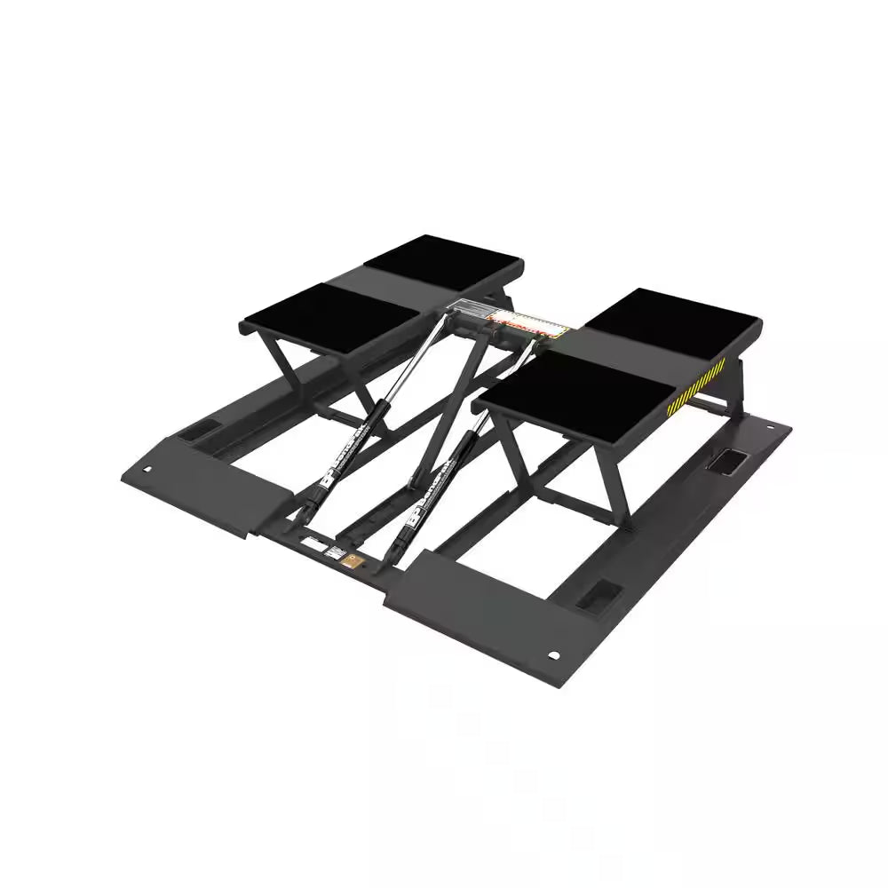 LR-10000 Low-Rise Scissor Car Lift 10000 Lb. Capacity - 22.75 In. Max Rise with 220V Power Unit Included