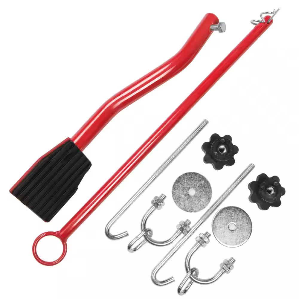300 Lbs. Mini Lift Hoist Motorcycle ATV Bike Hydraulic Scissor Jack with Wheels