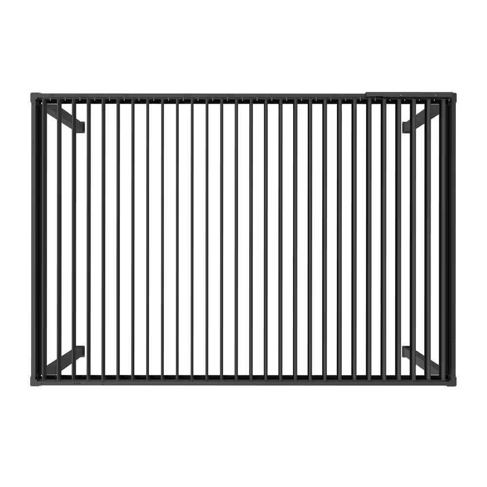 12 Ft. X 16 Ft. Dark Gray Powered Aluminum Louvered Pergola with Adjustable Roof, LED Lights and Rain Sensor