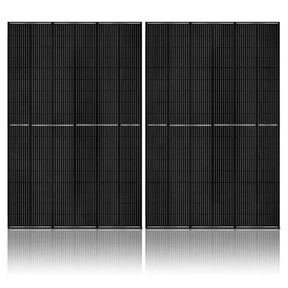 220W Output Push-Button Start 3072Wh Expansion Battery L3600 Solar Generator Power Pod with 2-Piece 440W Solar Panels