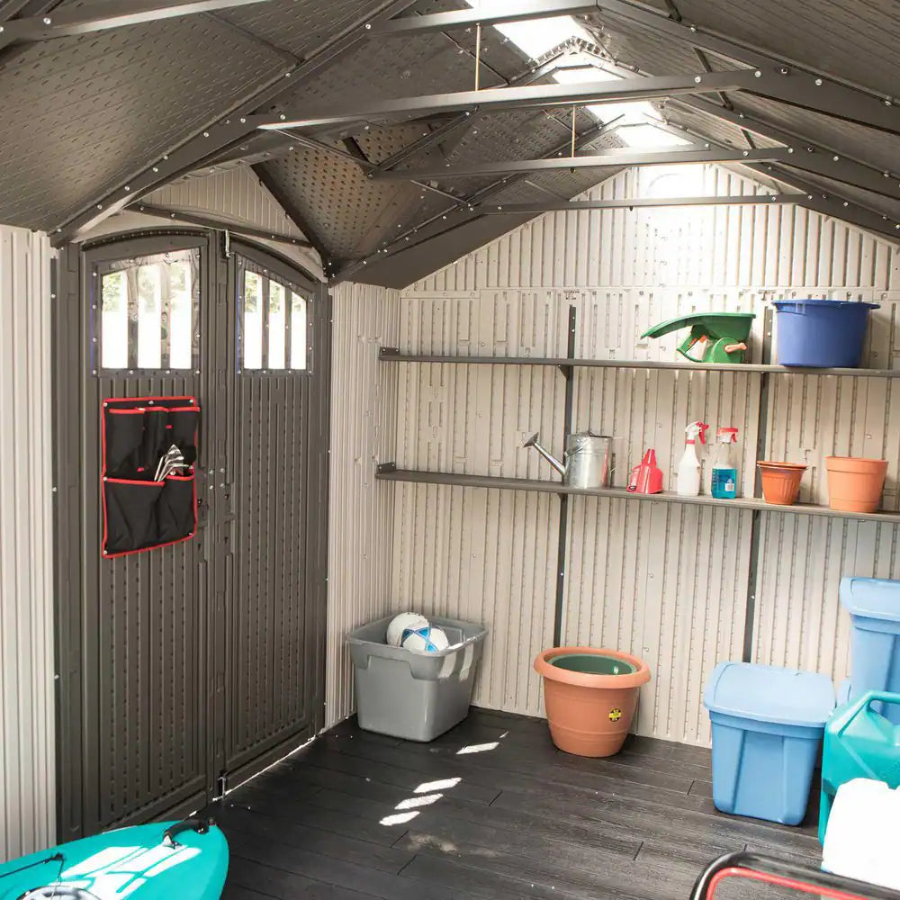 17.5 Ft. W X 8 Ft. D Resin Outdoor Storage Shed (127.5 Sq. Ft.)