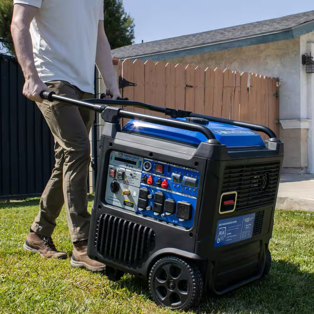 11,000 Watt Remote Start Portable Dual Fuel Home Backup Inverter Generator W/Co Alert