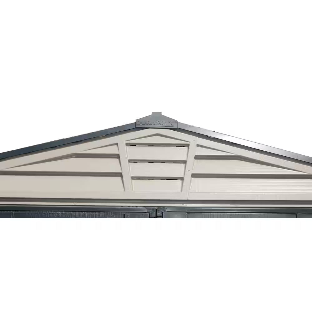 Storemax 10 Ft. X 8 Ft. Gray Vinyl Storage Plastic Shed 85 Sq. Ft.