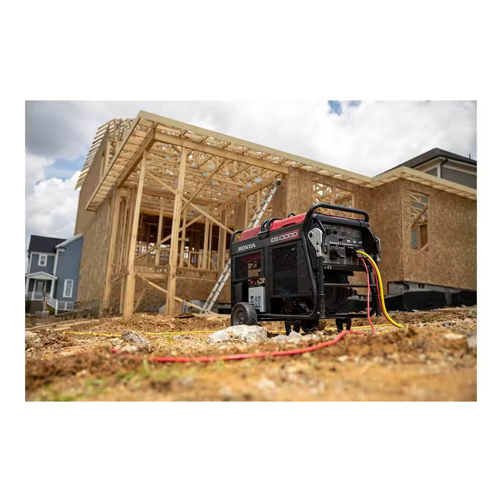 10,000/9,000-Watt Electric/Manual Start Gasoline Powered Industrial Portable Generator with CO-MINDER for Jobsite & Home