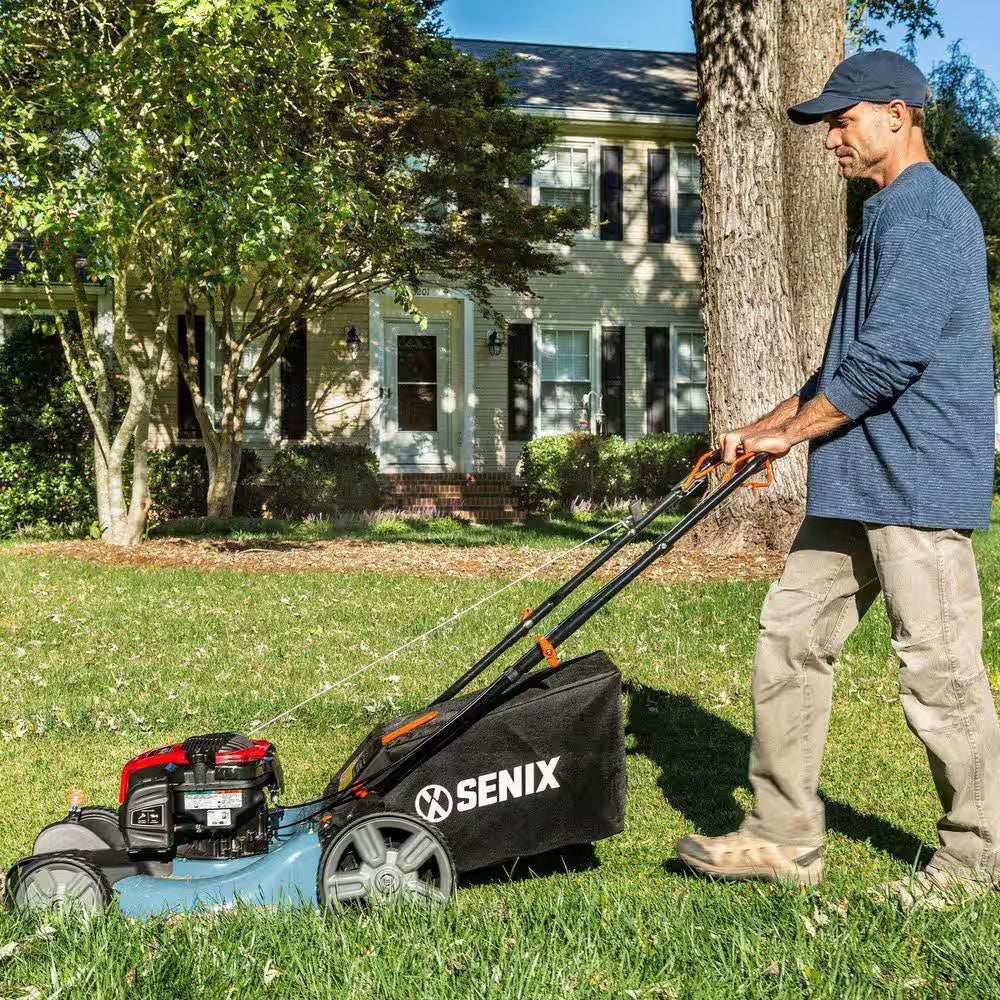 21 In. 140Cc 4-Cycle Briggs and Stratton Gas Self-Propelled Lawn Mower with 3-In-1 Bagging, Mulching, Side Discharge