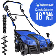 16 In. 15 Amp Corded Electric Dethatcher and Aerator with 14.5 Gal. Collection Bag