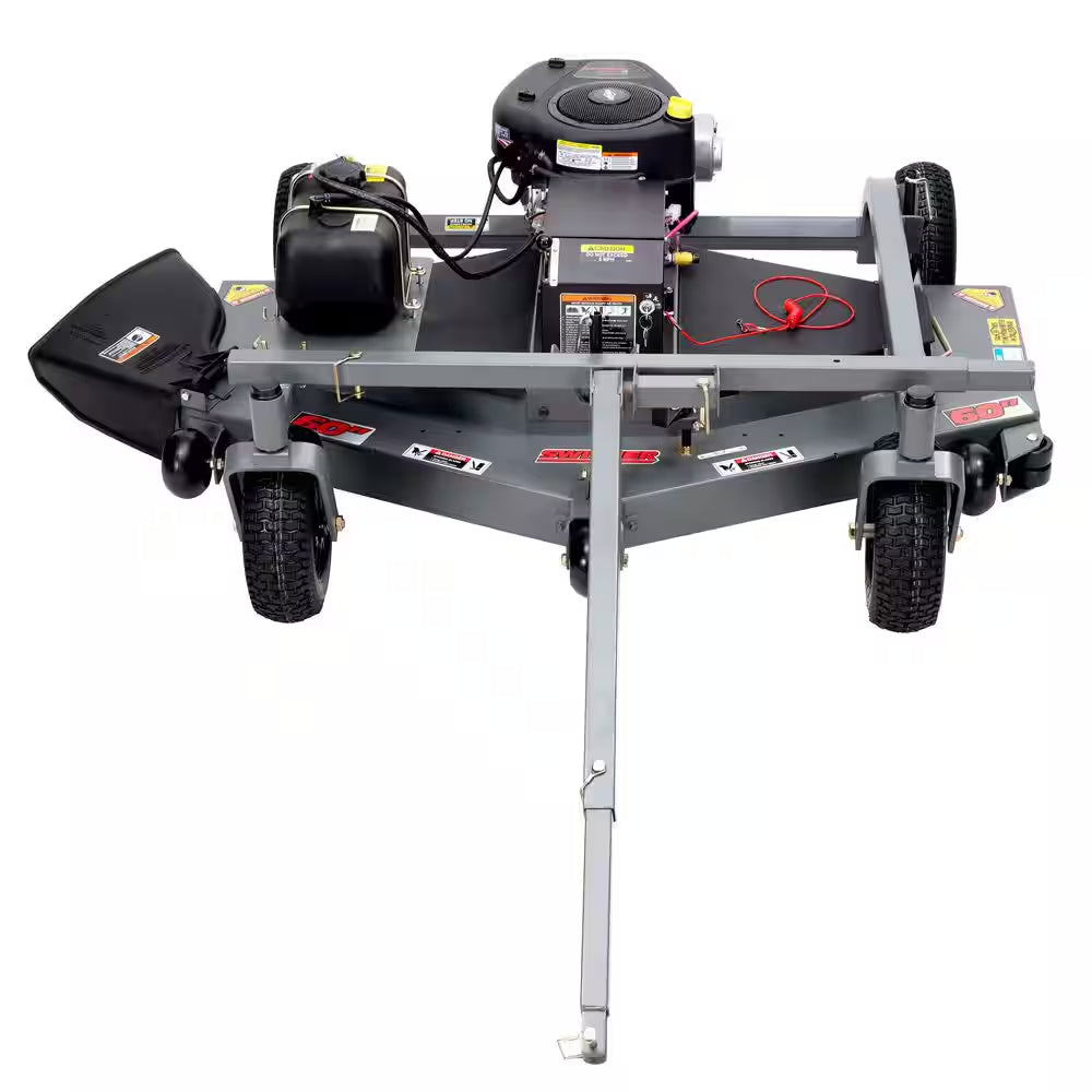 60 In. 15.5-HP 500 Cc Briggs & Stratton Electric Start Pull-Behind Finish Cut Lawn Mower