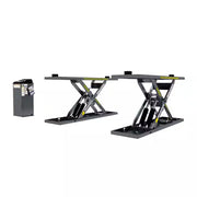MDS-6EXF Mid-Rise Scissor Car Lift with 6000 Lb. Capacity, Open Center & Extended Platform, 208-230V, 60 Hz, 1-Phase