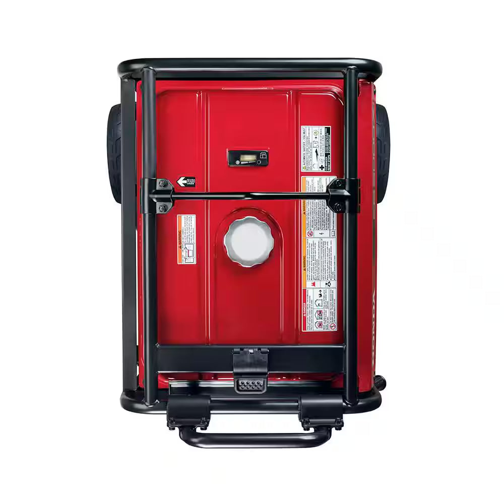 7000-Watts /4500-Watts Recoil Start Gasoline Industrial Portable Generator with Co-Minder, Wheel and Handle Kit