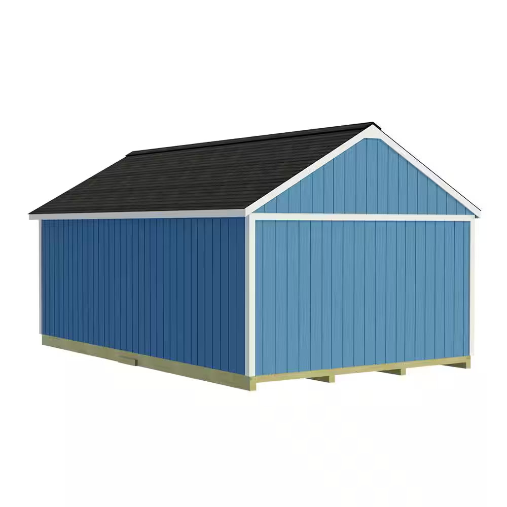 Shedquarters 12 Ft. X 20 Ft. Wood Storage Shed Kit Featuring Tons of Space (240 Sq. Ft.)
