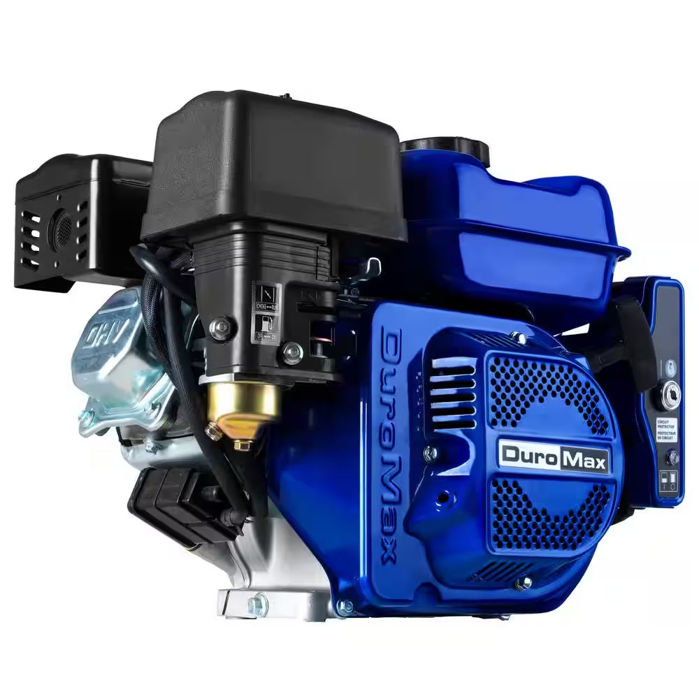 208Cc 3/4 In. Gasoline Multi-Purpose Horizontal Key Shaft Recoil/Electric Start Portable Engine 50-State