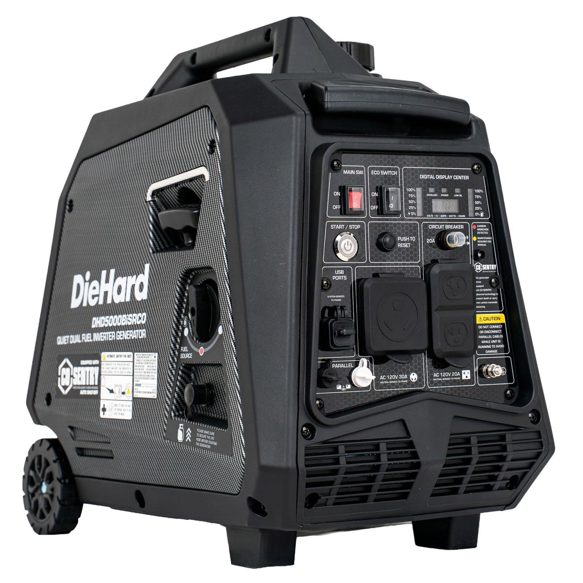 Diehard 5000W Dual Fuel Inverter Generator with Remote Start